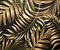 Beige-Black Poly Stretch Leaves Printed ITY Jersey Knit Fabric By the Yard